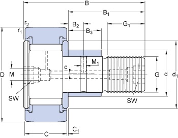 Bearing KRVE 62 PPA