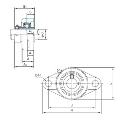 Bearing UGFL205