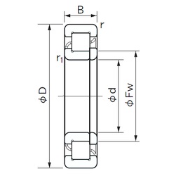 Bearing NUP 2315