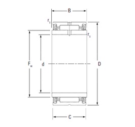 Bearing NA4908,2RS
