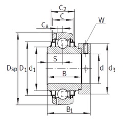 Bearing GE65-214-KRR-B-FA164