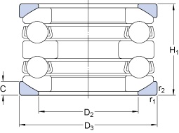 Bearing 54207 + U 207