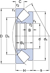Bearing 29496 EM