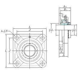 Bearing UKF218