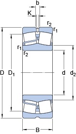 Bearing 22314 E/VA405