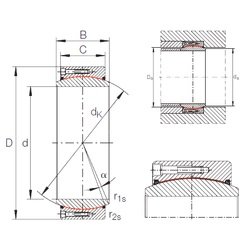 Bearing GE 800 DW-2RS2