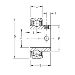 Bearing YA115RRB