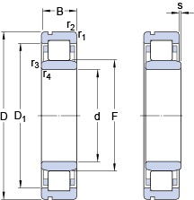 Bearing NU 324 ECNML