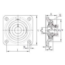 Bearing RCJ25-N-FA125