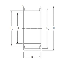 Bearing NAO25X40X26