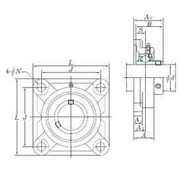 Bearing UCFX09-28