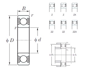Bearing 6915Z