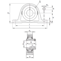 Bearing RASEY15/16