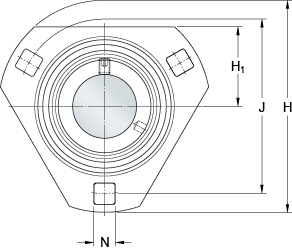 Bearing PFD 3/4 FM