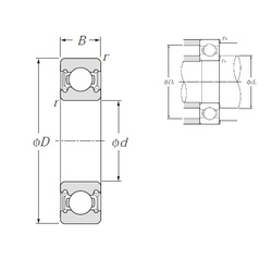 Bearing 6912LLU