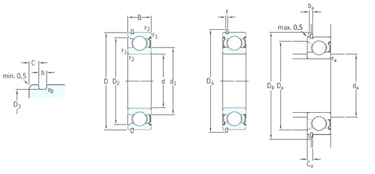 Bearing 6309-ZNR