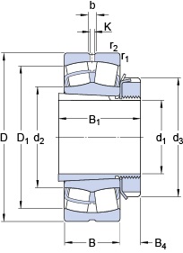 Bearing 22213 EK + H 313