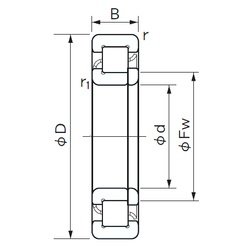 Bearing NUP 2230