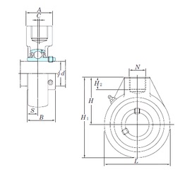 Bearing UCHA207-22