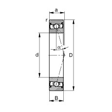 Bearing HSS71922-C-T-P4S