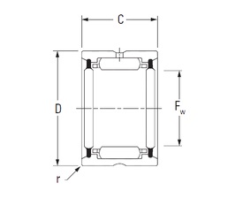 Bearing HJ-486028,2RS