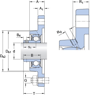 Bearing FYT 1.11/16 RM