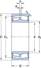 Bearing 22332-2CS5K/VT143