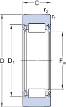 Bearing RNA 22/6.2RS