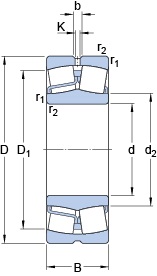 Bearing 22226 E