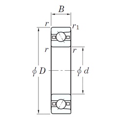 Bearing 3NC HAR019C FT