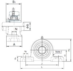 Bearing UKPX13+H2313