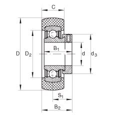 Bearing RABRA30/62-FA106