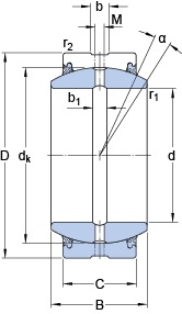 Bearing GEZ 300 ES-2RS