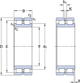 Bearing NNCL 4848 CV