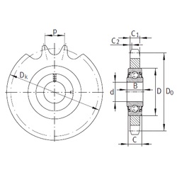 Bearing KSR20-L0-16-10-12-16