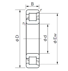 Bearing NF 216