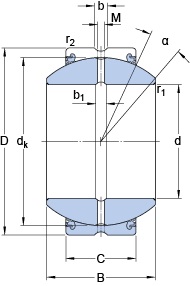 Bearing GEZH 304 ES-2LS