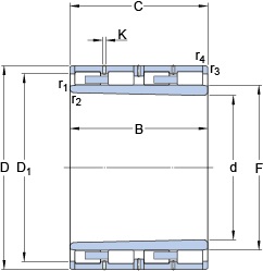 Bearing BC4B 457939 VAA