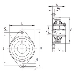 Bearing RCJTY40-JIS