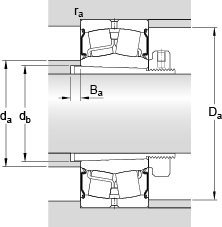 Bearing BS2-2224-2CS5K/VT143 + H 2324 EH