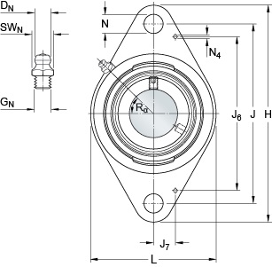 Bearing FYT 1.1/8 FM