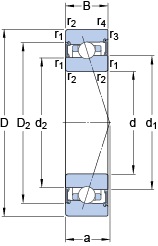 Bearing S7014 ACB/HCP4A