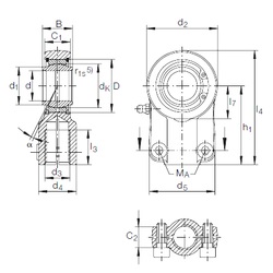 Bearing GIHN-K 50 LO