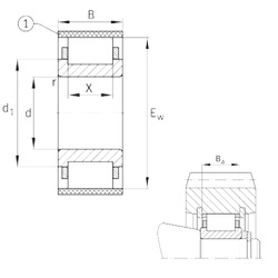 Bearing RN2314-E-MPBX