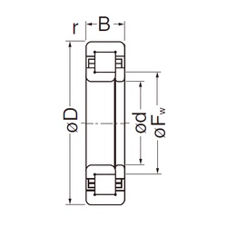 Bearing NUP304EG
