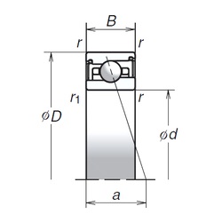 Bearing 100BNR29HV1V