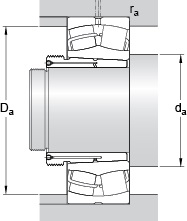 Bearing 23068 CCK/W33 + AOH 3068 G