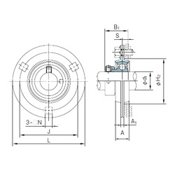Bearing KHPF205A