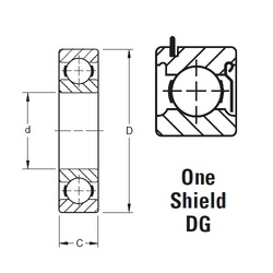 Bearing 204KDG