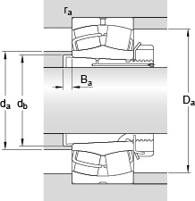 Bearing 22244 CCK/W33 + OH 3144 H